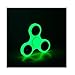 Spinner Fidget Toy Fidget Spinner Fidget Toys Fidget Hand Spinner Finger Spinner Toy Tri-Spinner for Fidgeters Stress Reliever Relieving ADD, ADHD, Anxiety and Boredom bearing(Light Blue Glow Type 5)