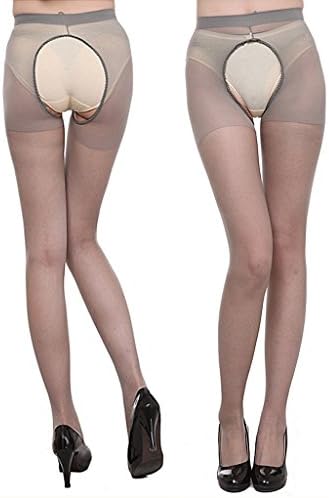 18MM Sheer Suspender Tights Pantyhose Crotchless Sexy Stocking One Size