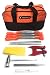 Cataumet Chainsaw Sharpener File Kit Includes 3 Round Files Sizes 5/32" 3/16" 7/32" with 3 Sharpening Guide Handles 1 Stump Vise 1 Felling Wedge 1 Flat File1 Depth Gauge 1 Wrench 1 Large Field Bag primary