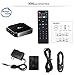 Sawpy X96 Mini Android TV Box Android 7.1 4K Smart TV Box 64bit Quad Core CPU 2GB RAM +16GB ROM with 2.4 GHz WiFi