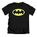 Popfunk Juvenile Batman Classic Logo T Shirt & Stickers (5/6) Black