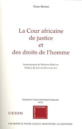 La  Cour africaine de justice et des droits de l'homme
