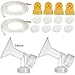 Nenesupply Compatible Pump Parts for Medela Pump in Style Breastpump 24mm Breastshield Valve Membrane Tubing Not Original Medela Pump Parts Replace Medela Pumpinstyle Parts Replace Medela Accessories primary
