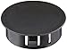 Morris 22396 Plastic Knockout Plug, 1-1/4-Inch, Black, 10-Pack