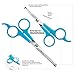 BOSHEL Dog Grooming Scissors for Dogs at Home (2 Pc) - Razor Sharp Stainless Steel Dog Scissors for Grooming - Professional Pet Scissor Set for Dogs & Cats - Best Pet Shears with Rounded Safety Tips