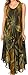 Sakkas 00831 Starlight Caftan Tank Dress / Cover Up - Olive / Beige - One Size