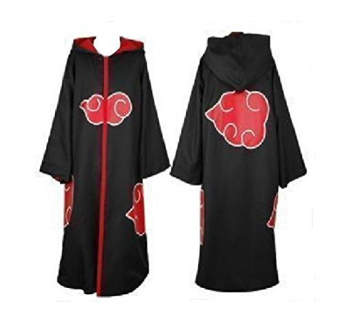 Naruto Akatsuki Uchiha Sasuke cosplay costume Robe Uniform