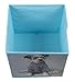 Clever Creations Dog's Rule Collapsible Storage Organizer Cube Folding Storage Organizer for Animal Themed Rooms | Perfect Size Storage Cube for Books, Shoes, Games
