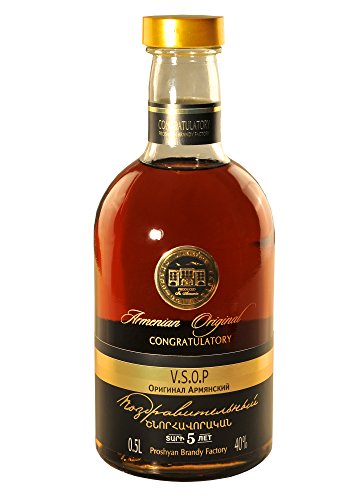 armenischer Brandy Congratulatory, 0,5L, 40% Alk, 5 Jahre gereift