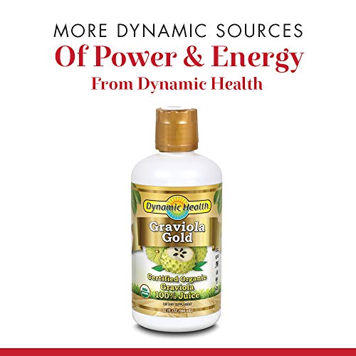 Dynamic Health Graviola Blend | Juice Formulated with 100% Organic Graviola, Mangosteen, Aloe Vera & Nopal | Vegetarian, Gluten-Free, BPA-Free | 32oz - Thumbnail 7