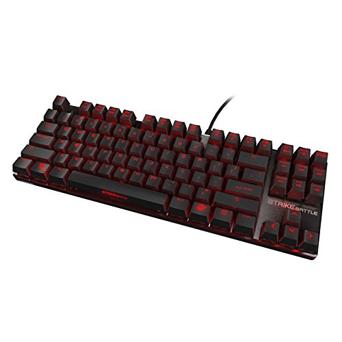 Teclado Mecânico Compacto Ozone Gaming Gear Strike Battle TKL Brown