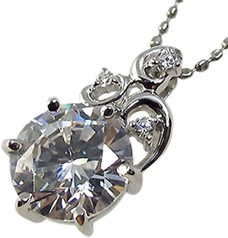 ネックレス レディース キュービックジルコニア プラチナ Pt900 オシャレ カジュアル