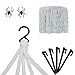 HYRIXDIRECT Halloween Spider Web Spider Decoration Triangular Mega Wed with Stretch Cobweb Set Outdoor Halloween Decorations Party Yard Decor