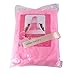 HOUSWEETY Princess Bed Canopy Mosquito Net, Bed Canopy for Girls Room Decor - Insect Protection Hanging Canopy for Adults, Babies, Outdoor Camping (Light Pink)