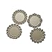 StaunchWea 4Pcs Round Lace Metal Cutting Die Stencils DIY Scrapbooking Album Embossing Tool