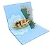 PopLife® Fishing Trip 3D Pop Up Father’s Day Card - Happy Anniversary, Boat Gift, Birthday, Retirement Card - for Boaters, Husband, Dad, Son, Brother, Boss, Friend, Grandpa