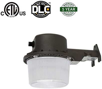 Anjeet 35W LED Yard Light Outdoor Area Lighting,Security Barn Light Dusk to Dawn (Photocell Included), 250W Equivalent, 3500lm Floodlight,5000K Daylight White,DLC &amp; ETL-listed (Type-A)