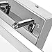 mirrea 24in Modern LED Vanity Light for Bathroom Lighting Dimmable 24w Chromed (Warm White 3000K)