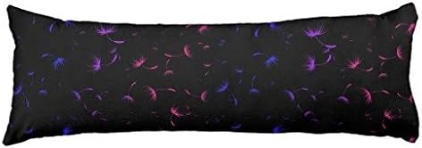 Pillow Case Body Pillow Sham 20 x 54 Inch Falln Dandelion Seeds Bisexual Pride Body Pillowcase Cotton
