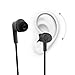 Leadtry SS-2 Retractable Headset In-Ear Sport Stereo Earbud Headphones Dynamic Crystal Clear Sound Ergonomic Comfort-fit Noise Insulating Built-in Mic Earphone (gray)