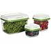 Rubbermaid FreshWorks Produce Saver 6-Piece Set With Lids, Green