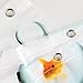 iDesign Bubble Fish Shower Curtain, 72 x 72, Orange
