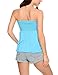 Zeagoo Women's Sexy Strapless Pleated Tube Top