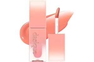 dasique Juicy Dewy Tint (01 Mood Mango) 0.12 oz | Light Application with moisture | Long-wearing Glossy Lip Stain, Non-sticky | Vegan, Cruelty-free | K-beauty