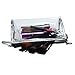 DZT1968(TM)Waterproof CLear Hand Pouch Bag With Zipper For Cosmetic Wash Versatile Storage (Silver)