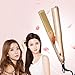 Hair Straightener 2-in-1 Professional Hair Curling Iron Professional Ceramic Curler Hair Styling Tools Salon Appliance with Anti-Scald Handle Adjustable Temp and Dual Voltage for Travel Hair Stylingthumb 3