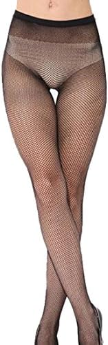 XTT Womens 3 Pairs Mesh See Through Elastic Pantyhose Socks 6 OS
