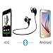 Atill Wireless Bluetooth Headphones V4.1 Sport Stereo In-Ear Headsets, Noise Cancelling Sweatproof Earphones Earbuds with Mic for iPhone 6s, 6, 5s, 5c, 5, Android Phones and Bluetooth-enabled Tablets