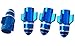 4pcs Aluminum Blue Rocket Tire Tyre Wheel Valve Dust Stems Cap Cover for Polaris RZR S 1000
