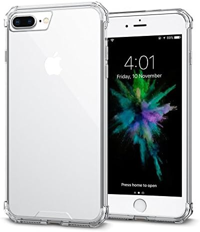 iPhone 7 Plus Case Clear, iPhone 8 Plus Case, Gentre PC TPU Transparent Case for iPhone 7/8 Plus Clear Case With Bumper - (Clear)