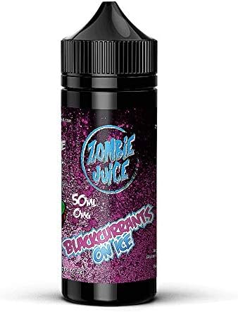 Zombie Juice E-Liquid 3 x 100ml (300ml) Blackcurrant on Ice e Liquid | Strong E-Liquid Flavour Made from Premium UK Vape Ingredients | Vape Juice for Electronic Cigarette, E Shisha or Sub Ohm Tanks