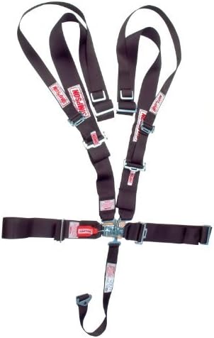 SIMPSON SAFETY Black Latch and Link 5 Point Sprint Car Harness P/N 29075HK