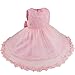 FEESHOW Baby Girl Bowknot Lace Flower Wedding Pageant Birthday Tutu Dress Baptism Christening Gown