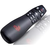 Red Star Tec Wireless Powerpoint Presentation Remote Clicker and Keynote Presenter with Wireless Mouse (PR-820)