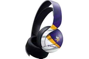 Skinit Decal Gaming Skin compatible with PULSE 3D Wireless Headset for PS5 - Officially Licensed NFL Minnesota Vikings Design