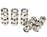 OdiySurveil(TM) 5PCS BNC Plug Male To Male Plug Coupler Connector