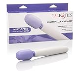 CalExotics My Mini Miracle Massager - Body Wand Vibrator for Couples – Cordless Adult Sex Personal Massager - Purple