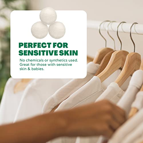 Cleancult Wool Dryer Balls (3 Count) Made from 100 New Zealand Wool