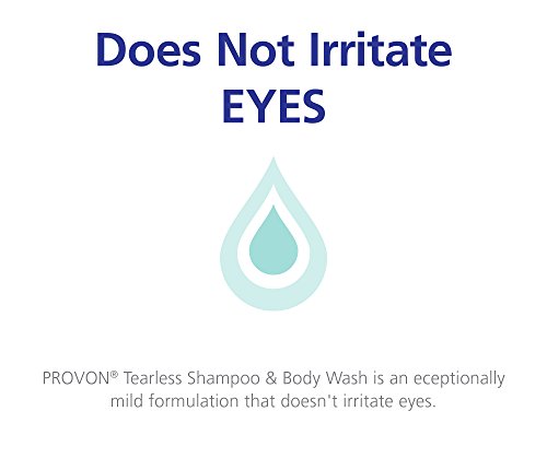 PROVON Tearless Shampoo and Body Wash, Clean Fragrance, 1 Gallon Mild 2-in-1 Low Foam Formulation Wash in Pour Bottle (Pack of 4) - 4406-04