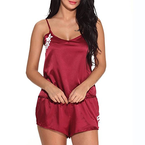 Mnyycxen Women's Pajama Set Short Sleeve Sleepwear Pjs Sets Ladies 2-Piece Nightwear Nightgown