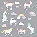 RoomMates RMK3628SCS Unicorn Magic Peel and Stick Wall Decals