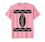 Pink Crayon Box Halloween Costume Couple Group T-Shirt