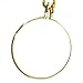PROW® Golden 1-3/4 Inch Optical 5X Pendant Necklace Magnifier Magnifying Glass Loupe for Reading Fine Print, Zooming, Increase Vision and Jewelry Inspection