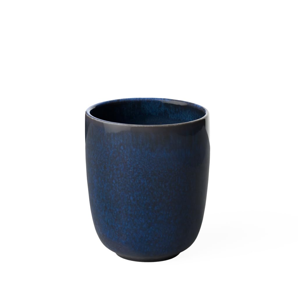 Like. by Villeroy and Boch – Lave Bleu Handleless Mug, 400 ml, Handleless Cup Made from Stoneware for Special Coffee Moments, Dishwasher and Microwave-Safe