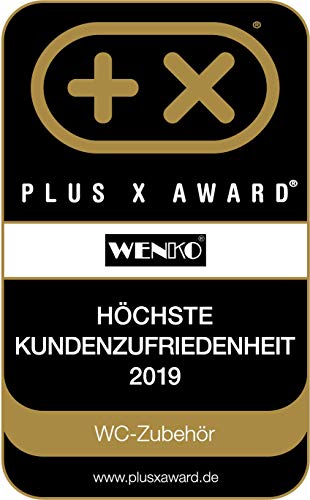 WENKO Vervangende borstel WC-garnituur wit Ø 8,5 cm - vervangende toiletborstel met adapter, kunststof, 8,5 x 9,3 x 8,5… - Afbeelding 5