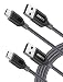 USB Type C Cable, Anker [2-Pack 6ft] Powerline+ USB-C to USB-A, Double-Braided Nylon Fast Charging Cable, for Samsung Galaxy S10/ S9 / S9+ / S8 / S8+, Sony XZ, LG V20 / G5 / G6, Xiaomi 5 and More
